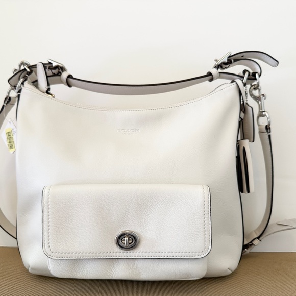 Coach Handbags - Coach Off White Leather Shoulder Crossbody Bag K1293-22381